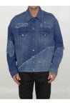 DOLCE&GABBANA-OUTLET-SALE-Patchwork denim jacket-ARCHIVIST