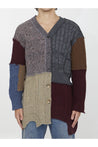 Dolce&Gabbana-OUTLET-SALE-Patchwork distressed cardigan-ARCHIVIST