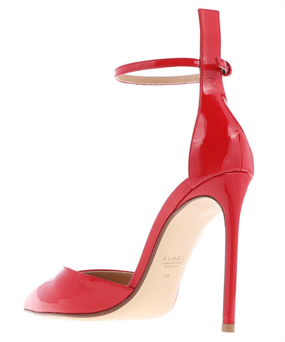 Francesco Russo-OUTLET-SALE-Patent leather pointy-toe pumps-ARCHIVIST