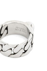 Alexander McQueen-OUTLET-SALE-Pearl Skull Chain Ring-ARCHIVIST