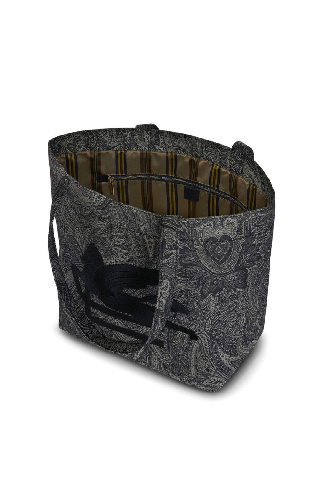 Etro-OUTLET-SALE-Pegaso Logo Paisley-Print Tote Bag-ARCHIVIST