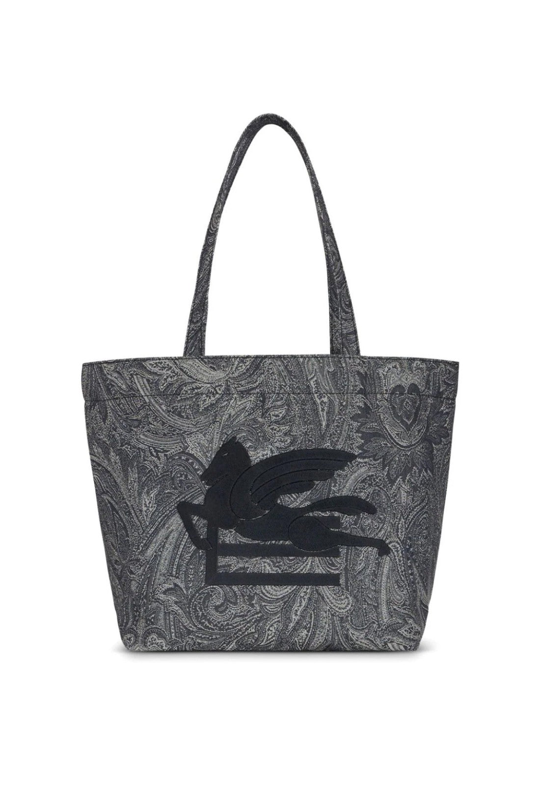 Etro-OUTLET-SALE-Pegaso Logo Paisley-Print Tote Bag-ARCHIVIST