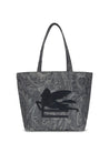 Etro-OUTLET-SALE-Pegaso Logo Paisley-Print Tote Bag-ARCHIVIST