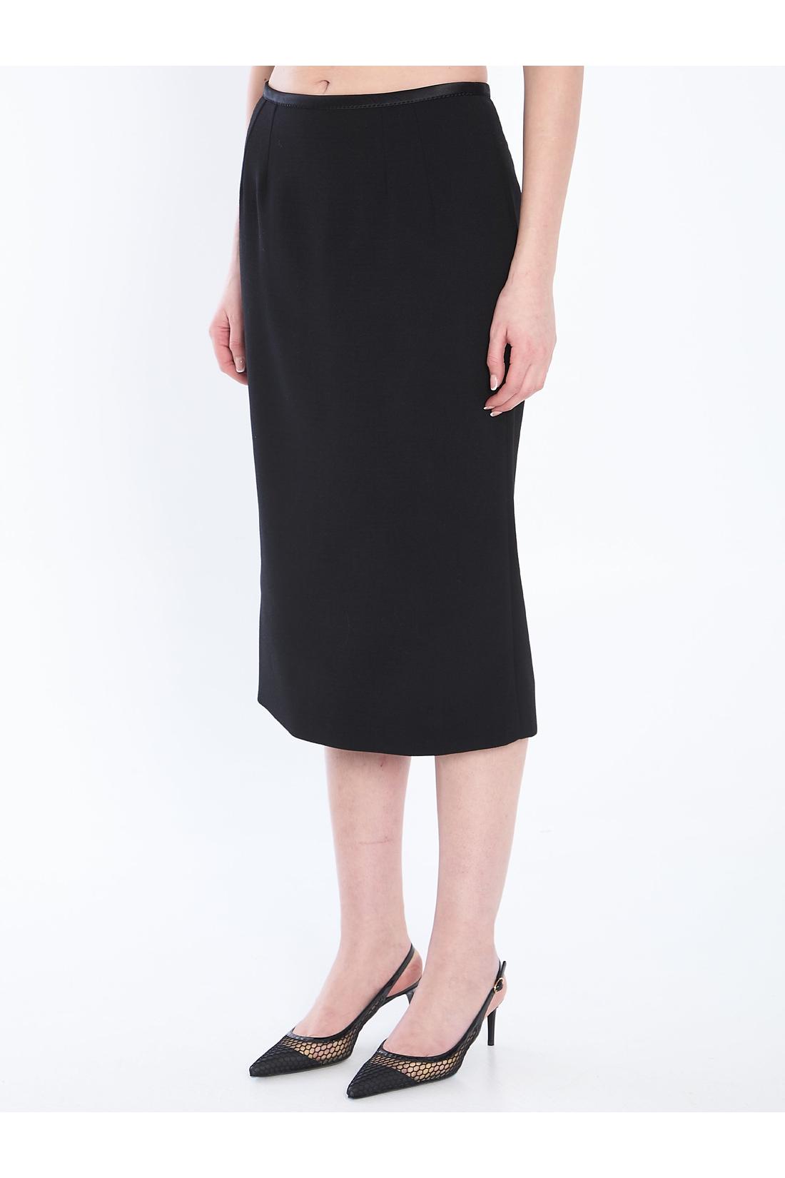 Dolce & Gabbana-OUTLET-SALE-Pencil longuette skirt-ARCHIVIST