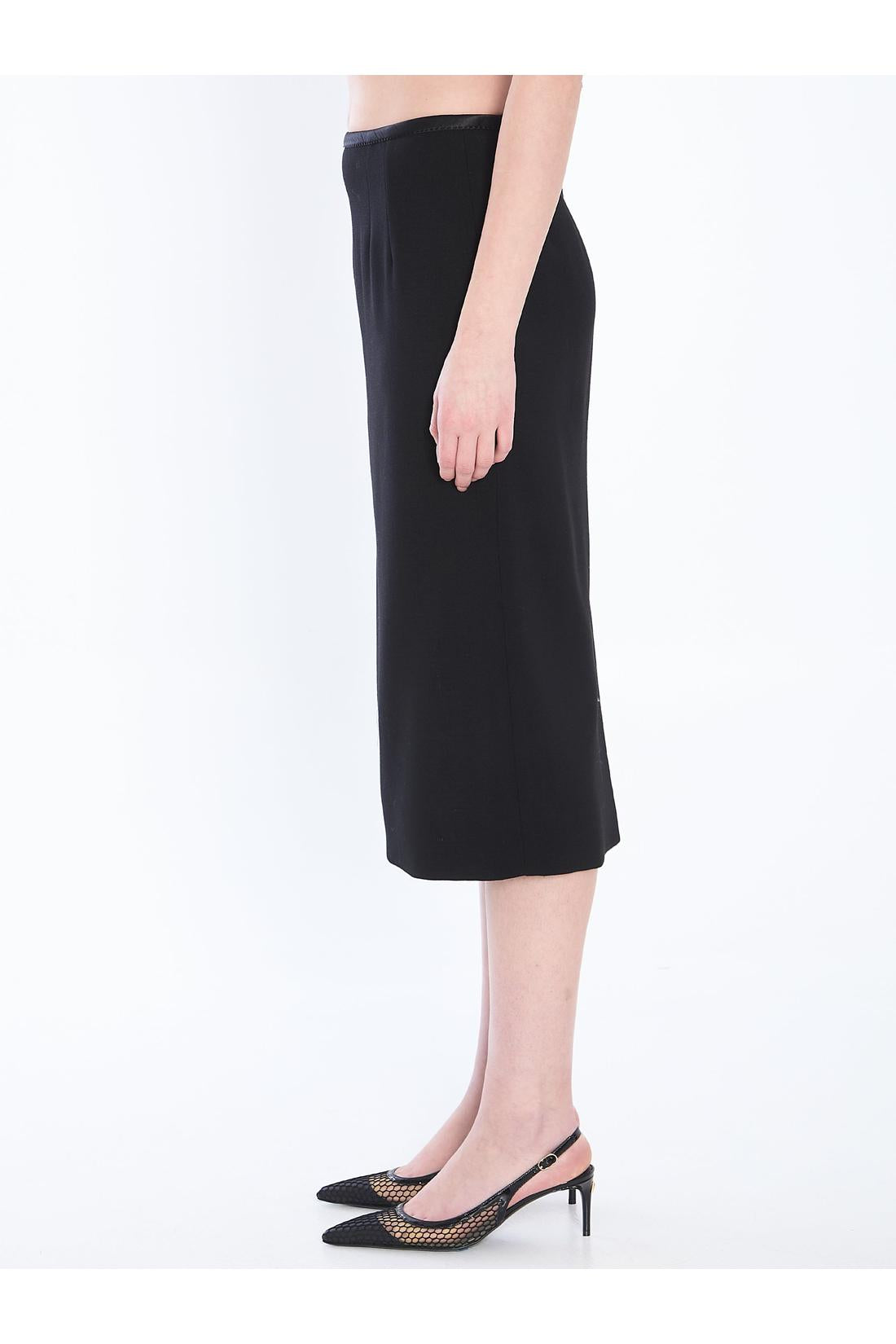 Dolce & Gabbana-OUTLET-SALE-Pencil longuette skirt-ARCHIVIST