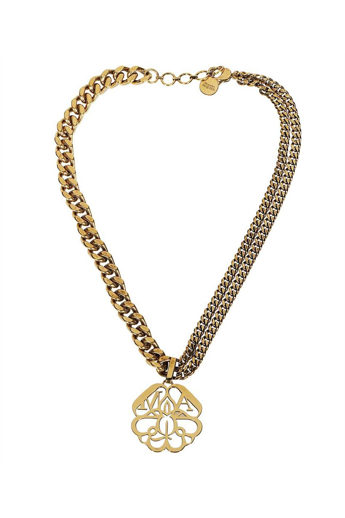 Alexander McQueen-OUTLET-SALE-Pendant chain necklace-ARCHIVIST