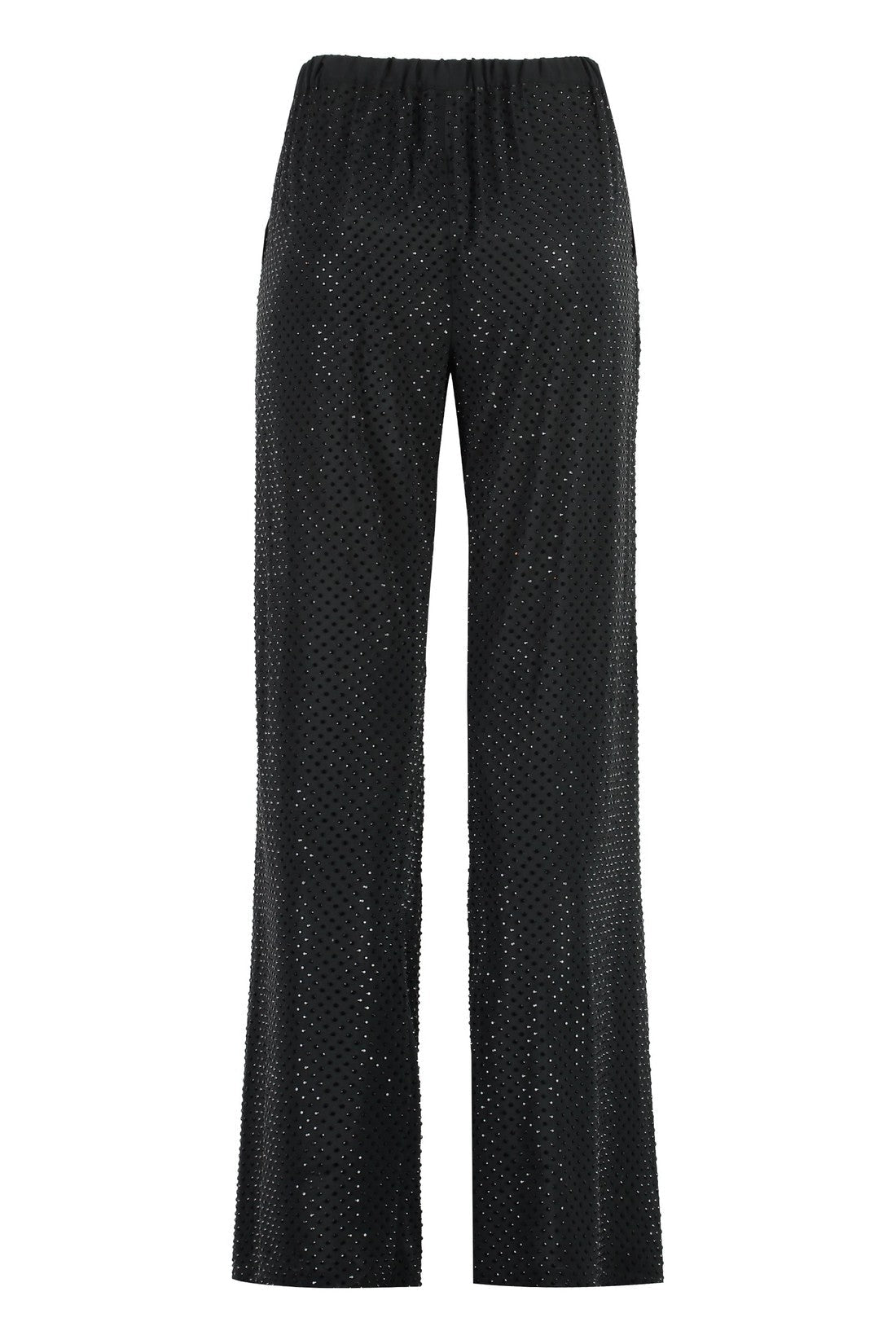 Parosh-OUTLET-SALE-Petal trousers with rhinestones-ARCHIVIST