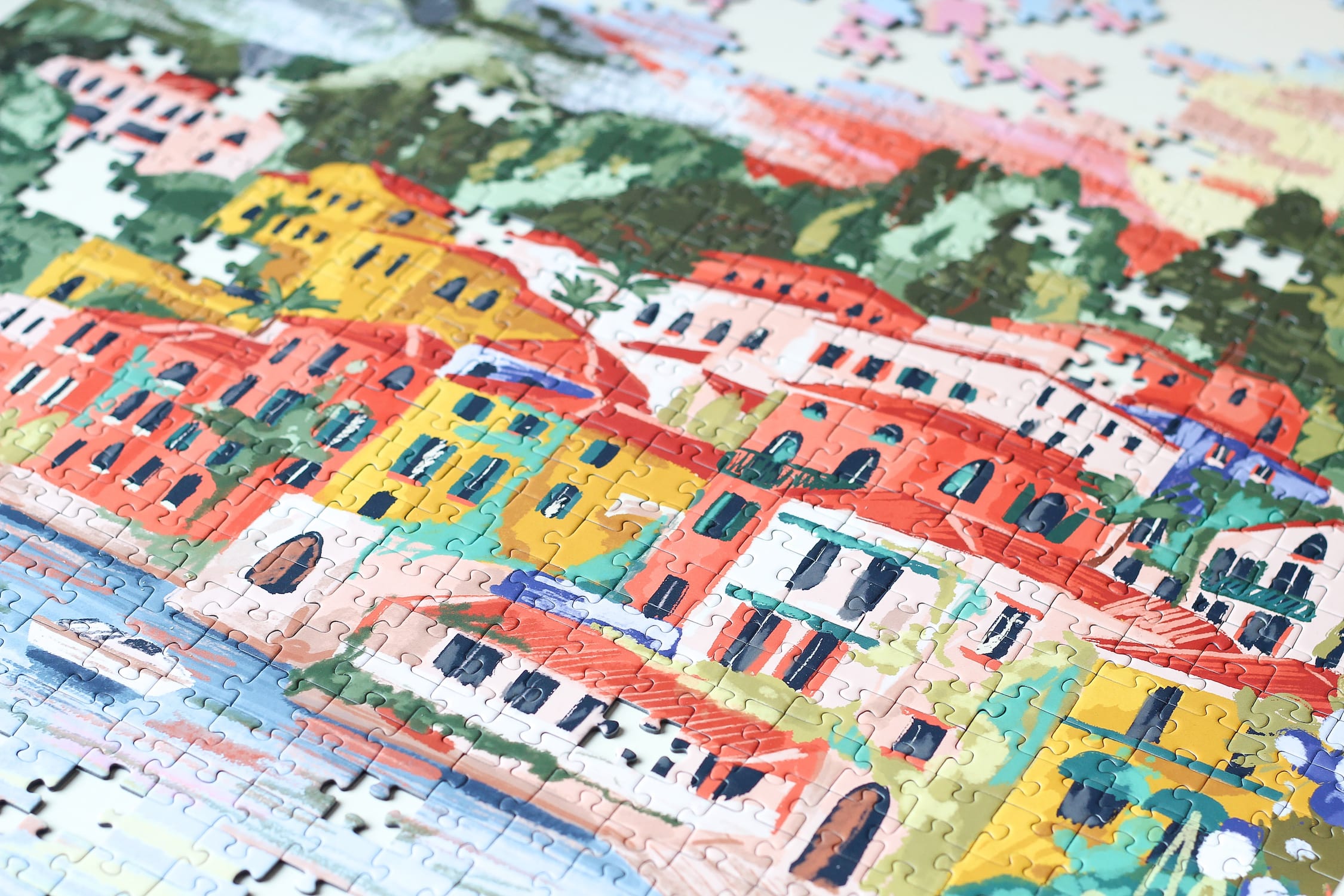 Piecely Puzzles-Piecely Lake Como Puzzle, 1000 Teile-Puzzles-Black-Deal-Outlet-by-ARCHIVIST