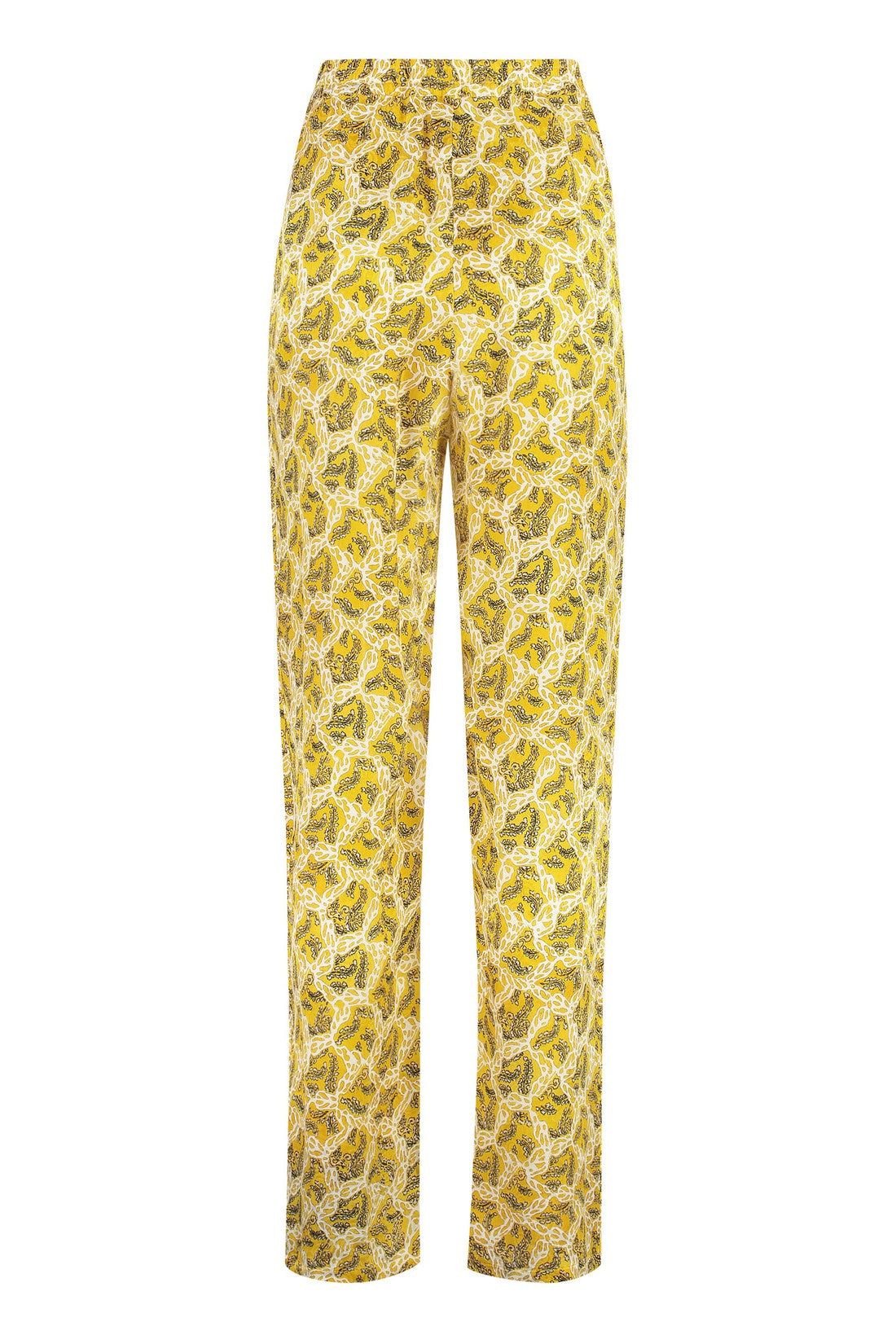 Isabel Marant-OUTLET-SALE-Piera Printed high-rise trousers-ARCHIVIST