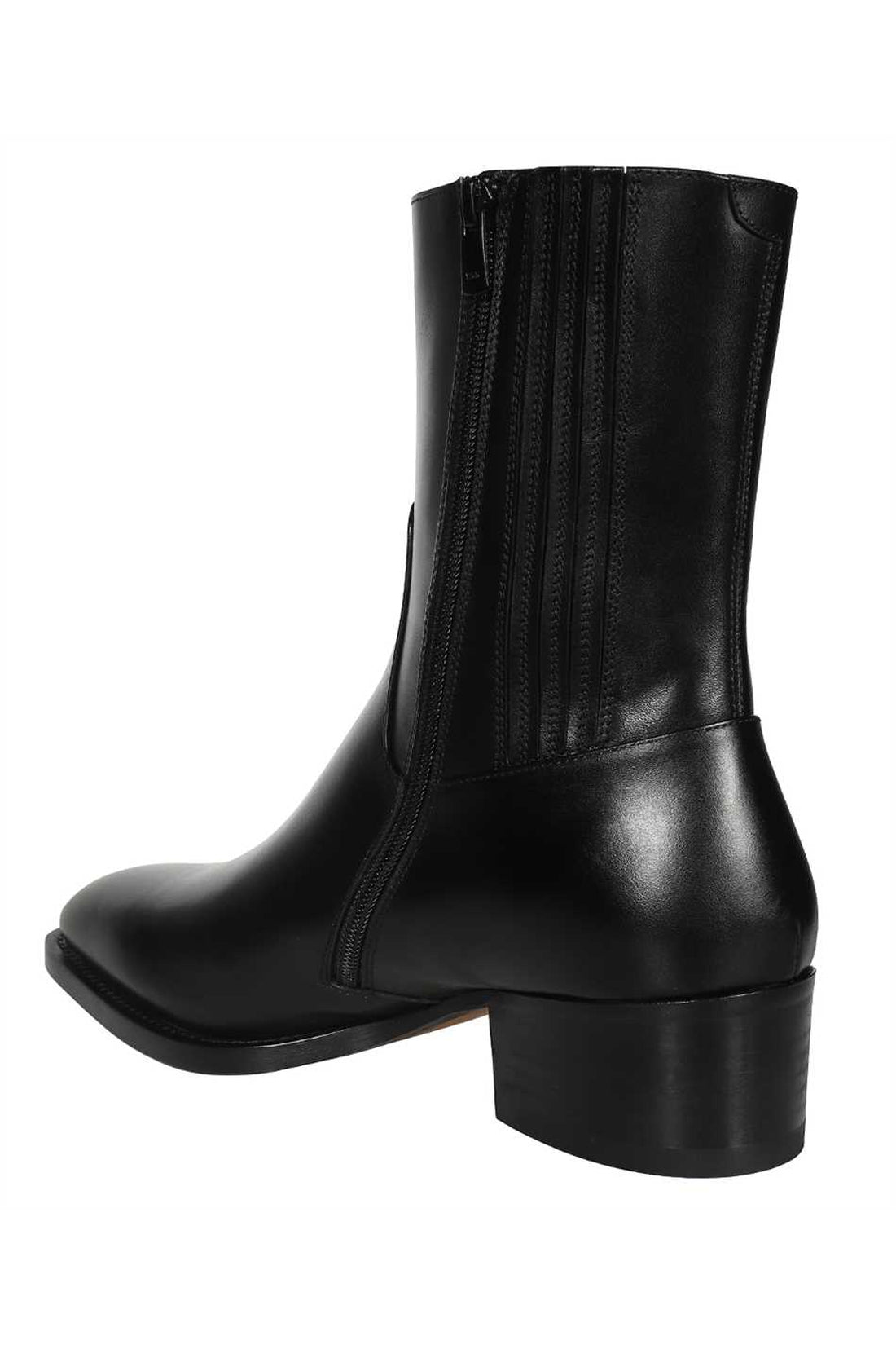 Dsquared2-OUTLET-SALE-Pierre leather ankle boots-ARCHIVIST