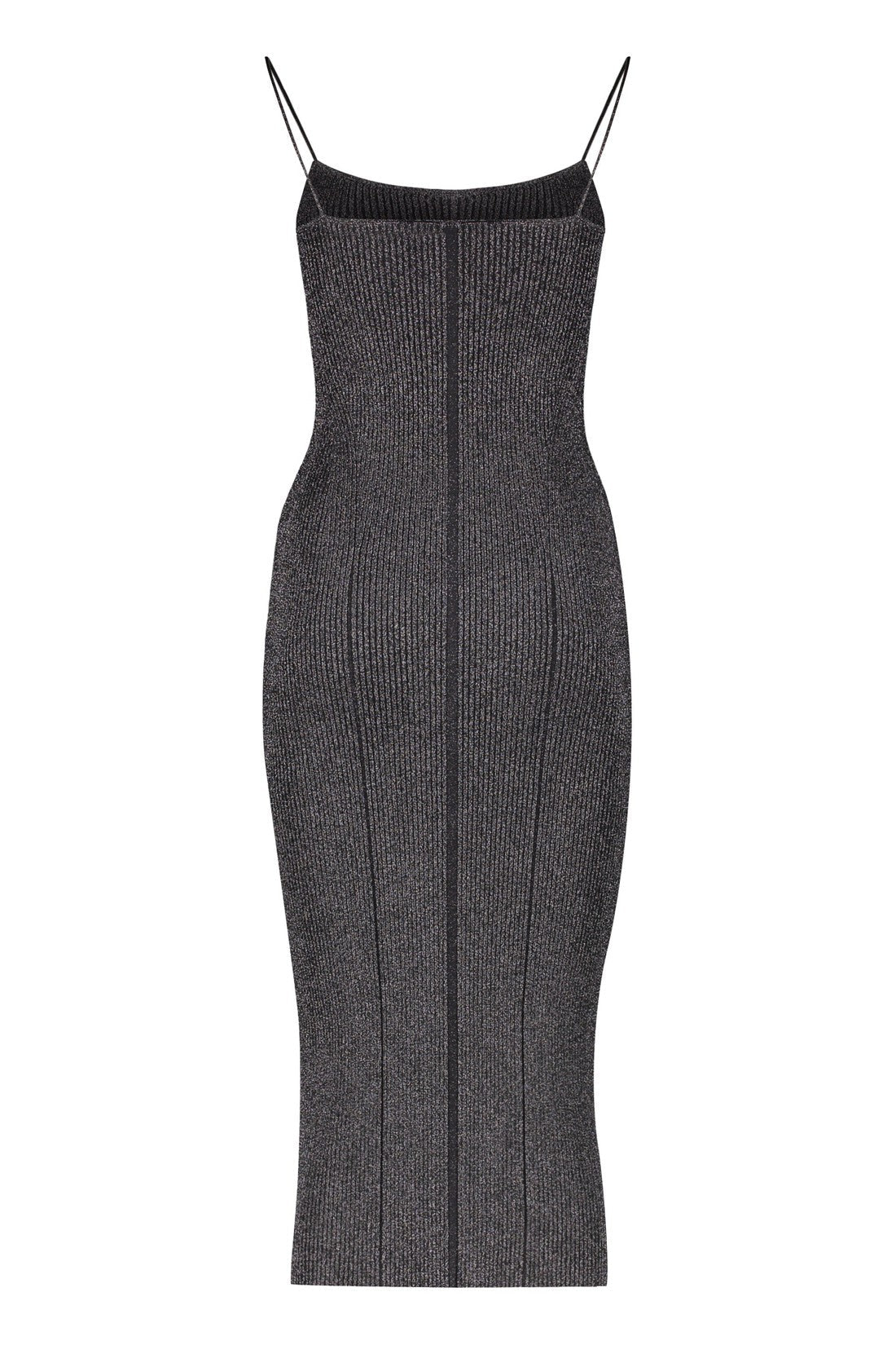 Khaite-OUTLET-SALE-Pilar ribbed knit midi dress-ARCHIVIST