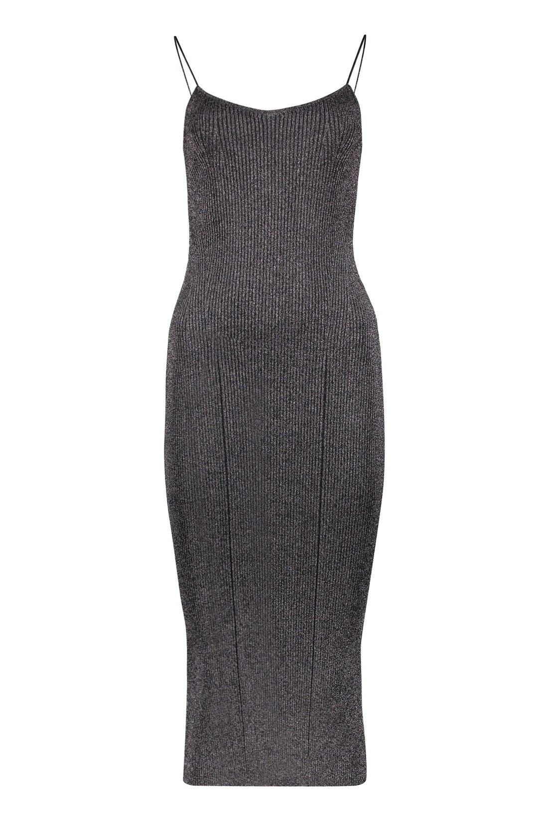 Khaite-OUTLET-SALE-Pilar ribbed knit midi dress-ARCHIVIST