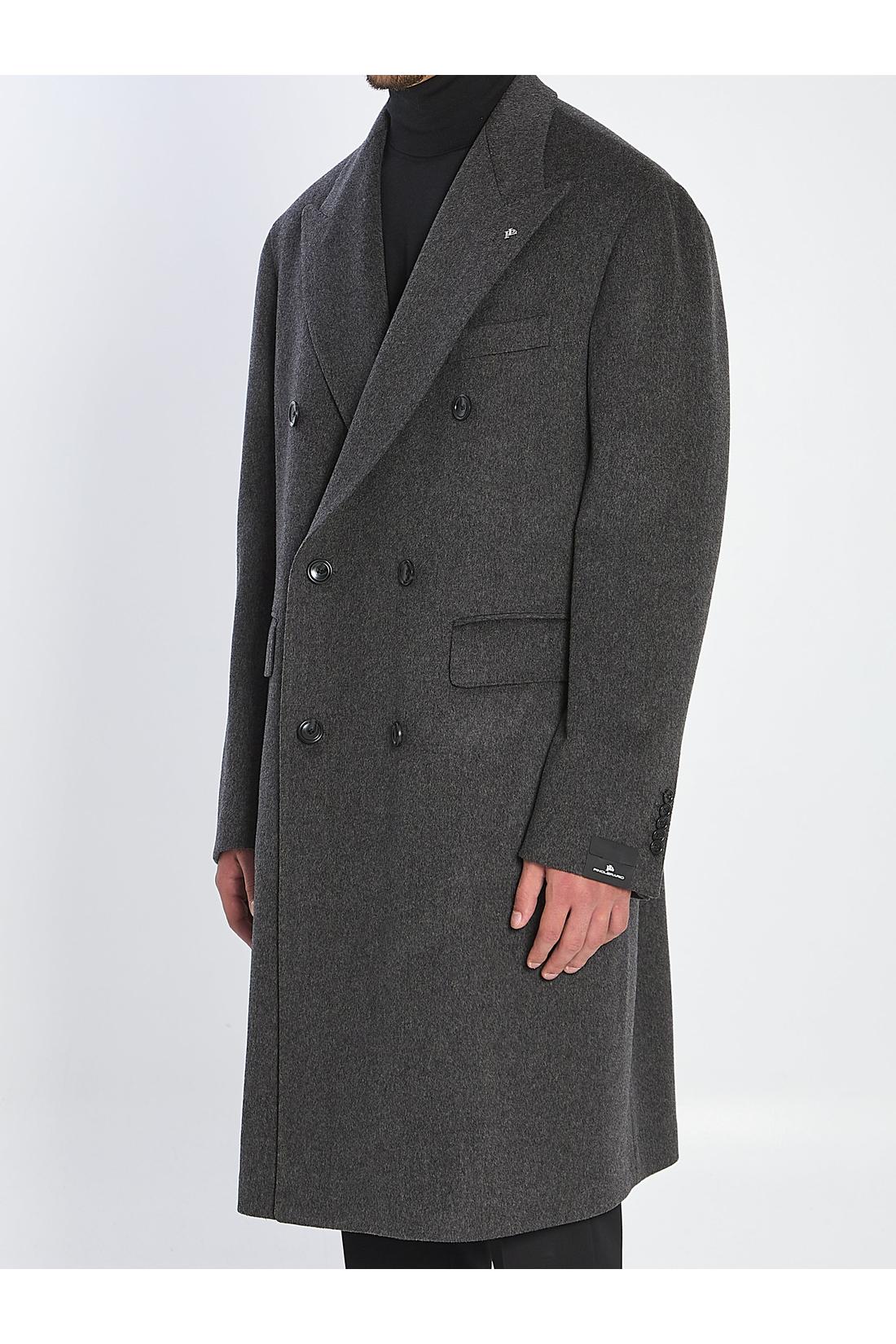 Tagliatore-OUTLET-SALE-Pino Lerario double-breasted coat-ARCHIVIST