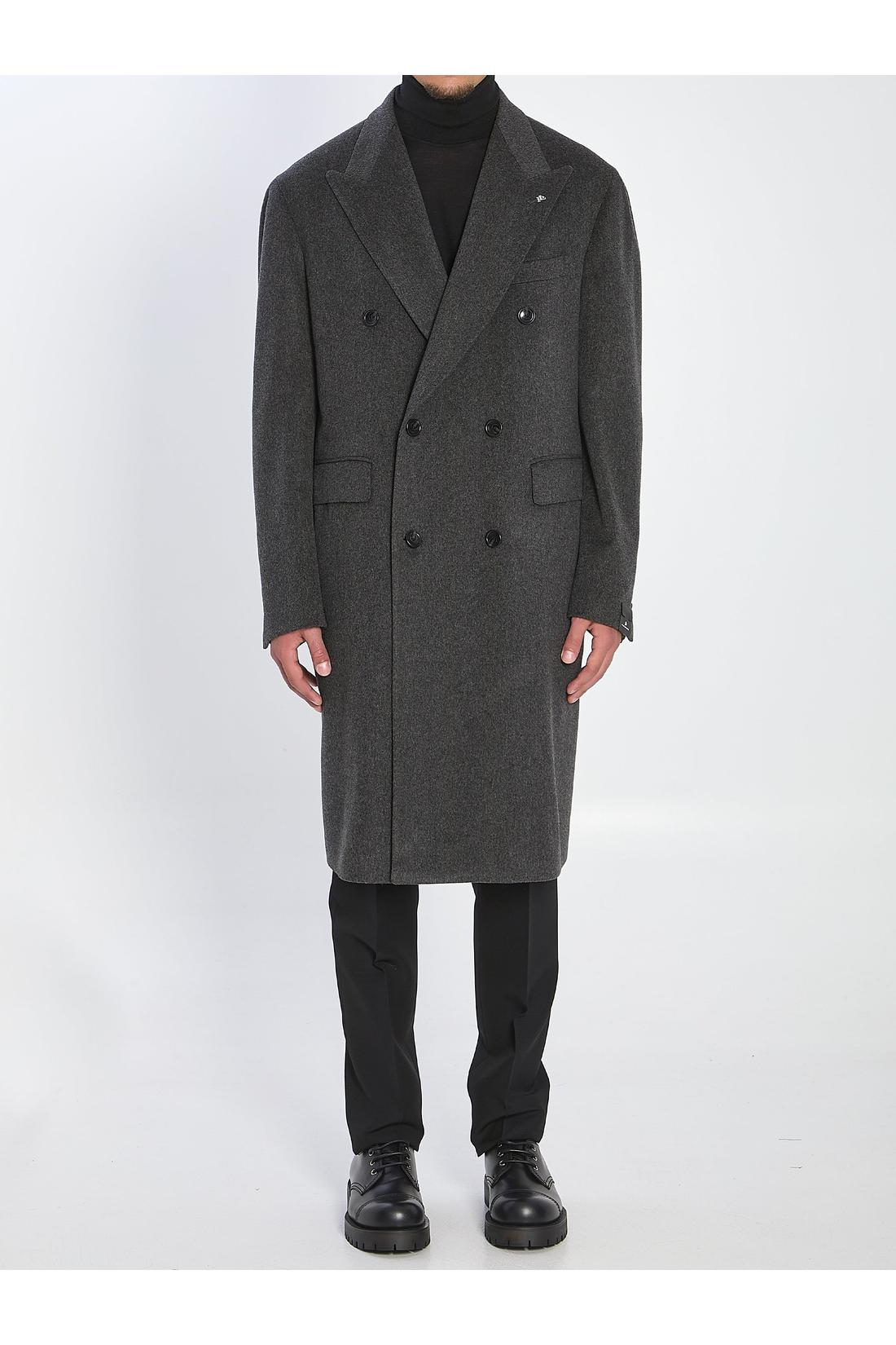 Tagliatore-OUTLET-SALE-Pino Lerario double-breasted coat-ARCHIVIST