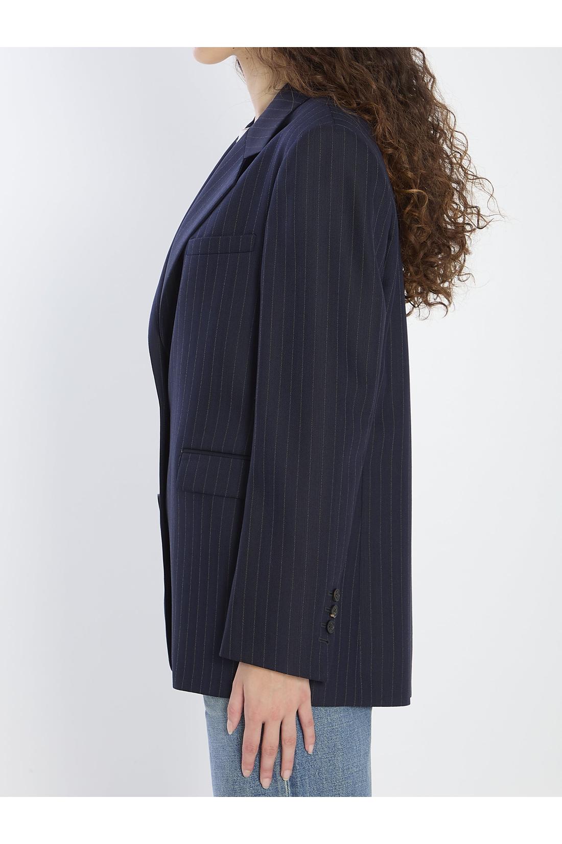 Golden Goose-OUTLET-SALE-Pinstripe blazer-ARCHIVIST