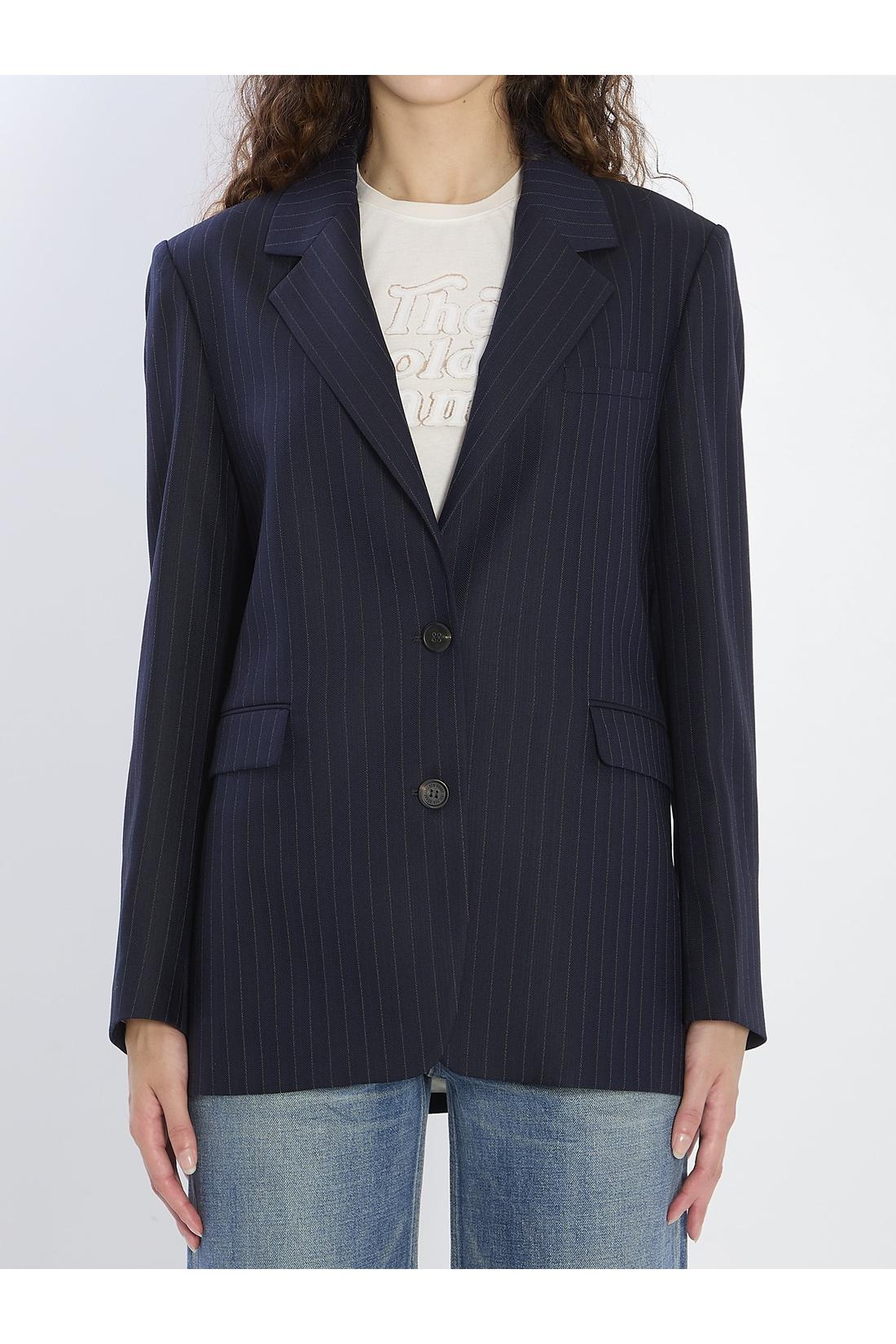 Golden Goose-OUTLET-SALE-Pinstripe blazer-ARCHIVIST