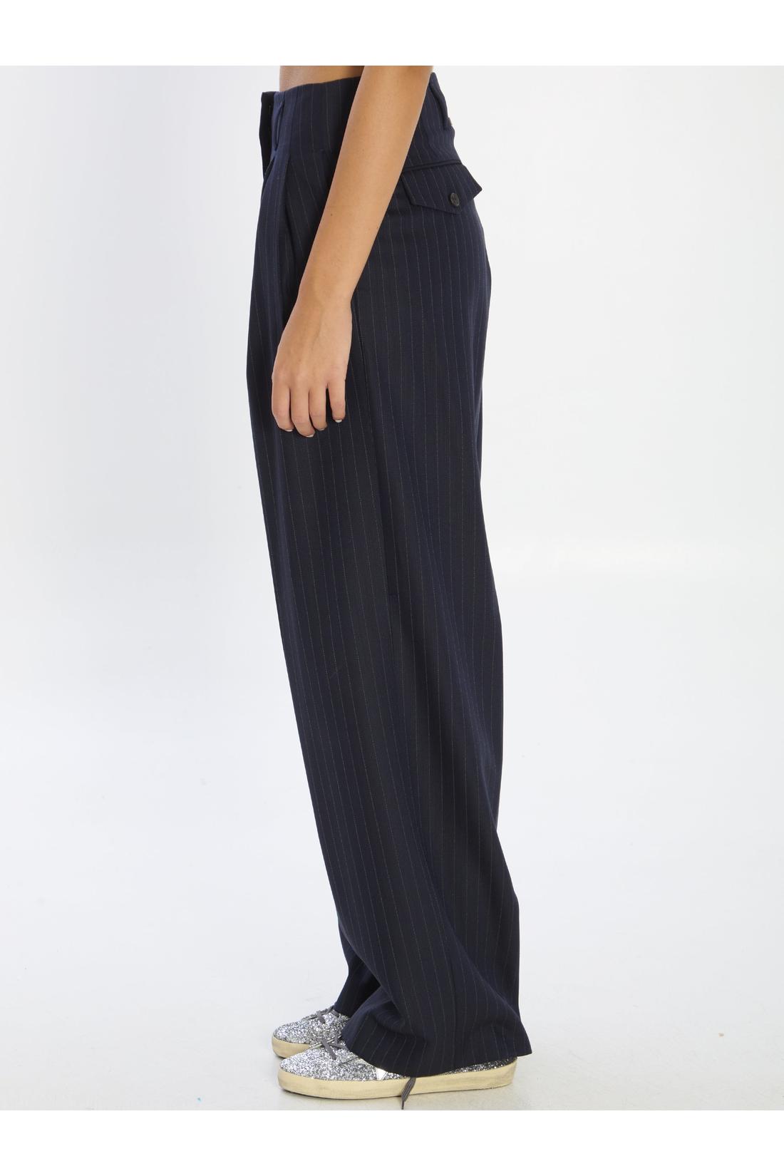 Golden Goose-OUTLET-SALE-Pinstriped trousers-ARCHIVIST