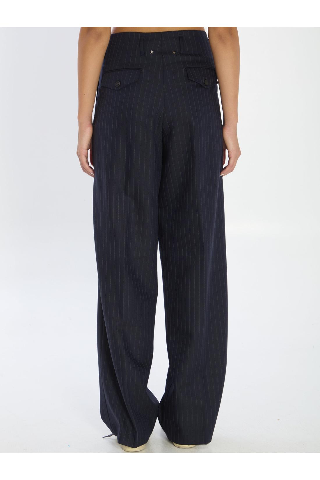 Golden Goose-OUTLET-SALE-Pinstriped trousers-ARCHIVIST