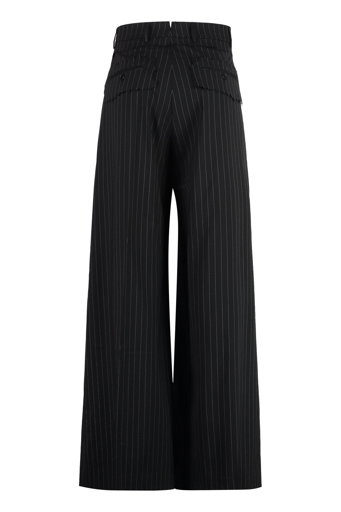 VETEMENTS-OUTLET-SALE-Pinstriped wool trousers-ARCHIVIST