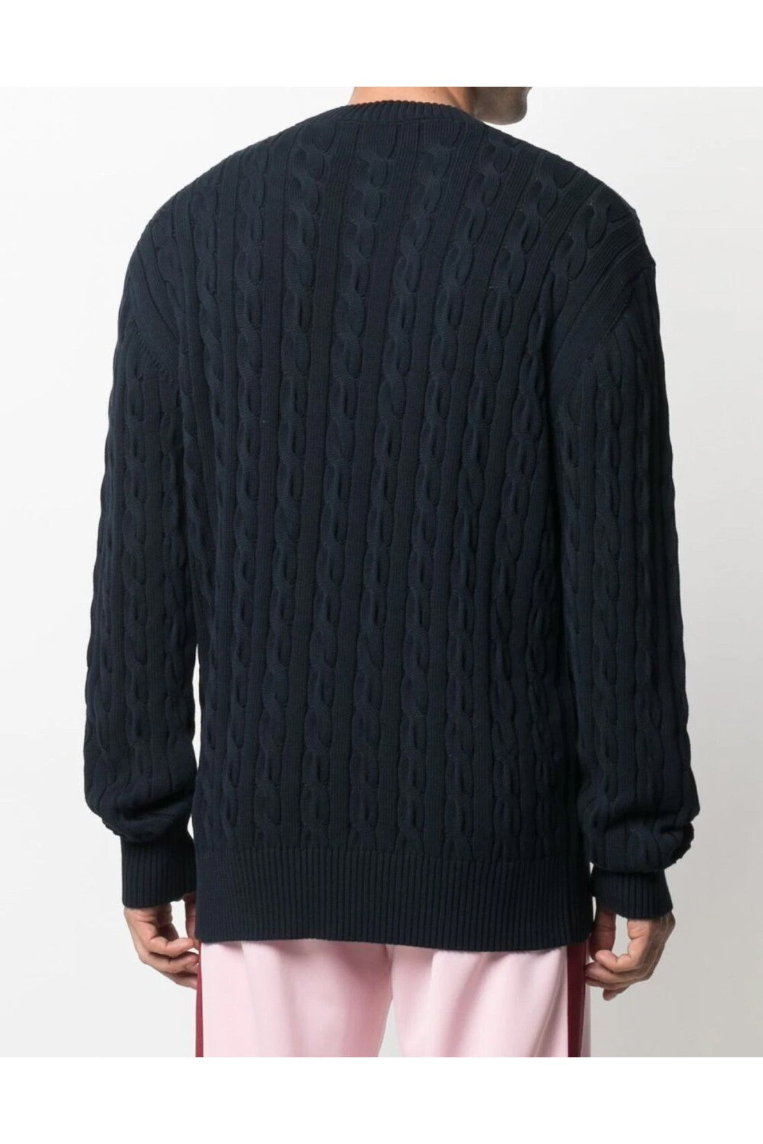 Palm Angels-OUTLET-SALE-Pirate Bear Cable Knit Sweater-ARCHIVIST