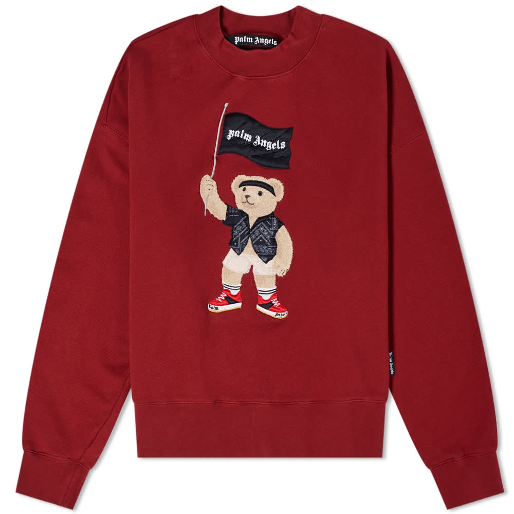 Palm Angels-OUTLET-SALE-Pirate Bear Logo Sweatshirt-ARCHIVIST