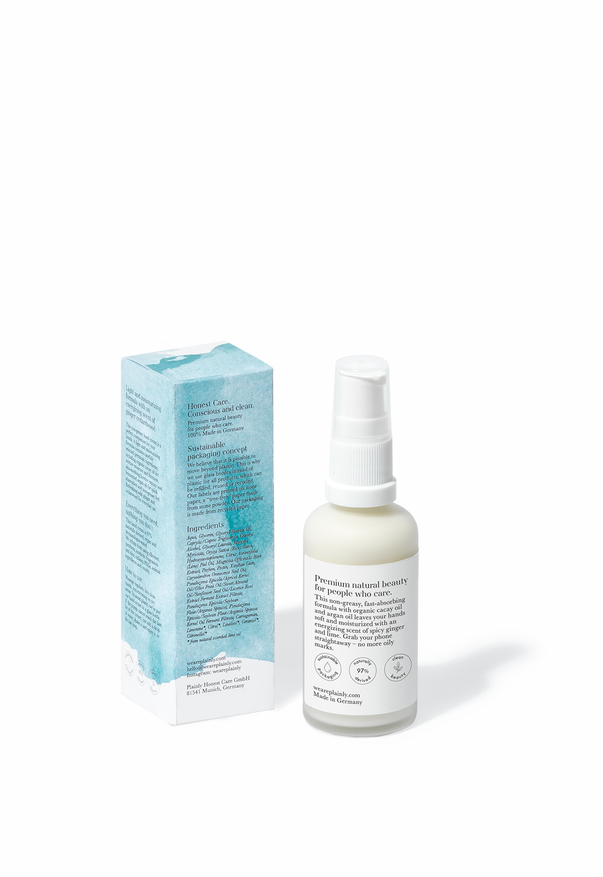 Boîte : Crème pour les mains non grasse pour hommes : 48