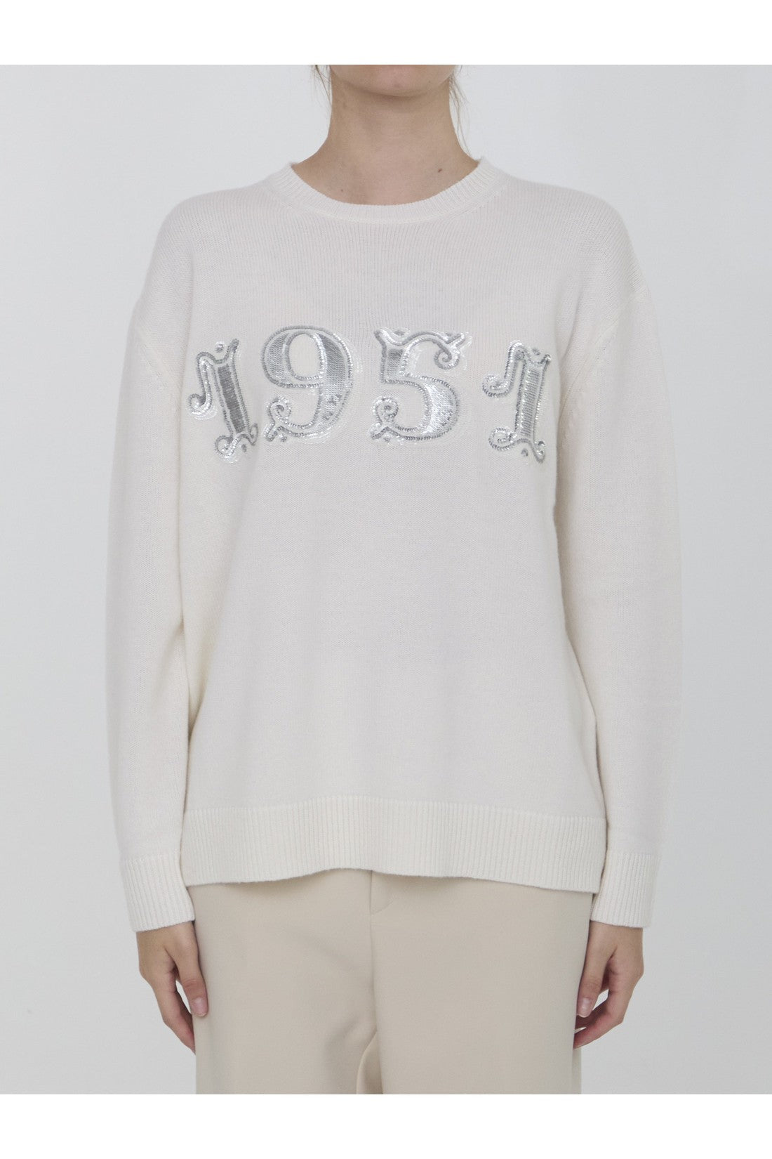 MAX MARA-OUTLET-SALE-Plata sweater-ARCHIVIST