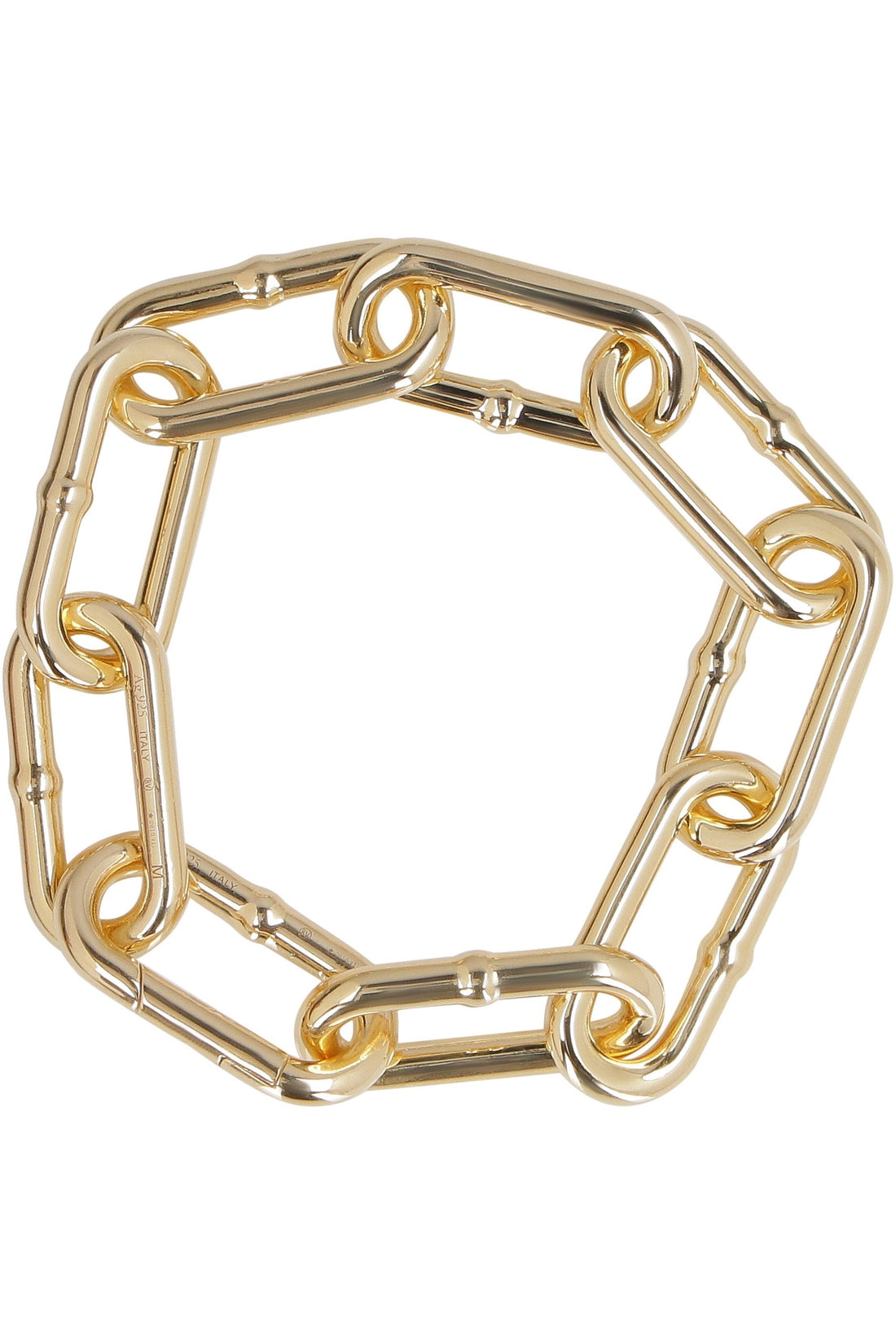 Bottega Veneta-OUTLET-SALE-Plated silver chain bracelet-ARCHIVIST