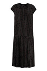 Salvatore Ferragamo-OUTLET-SALE-Plated skirt dress-ARCHIVIST