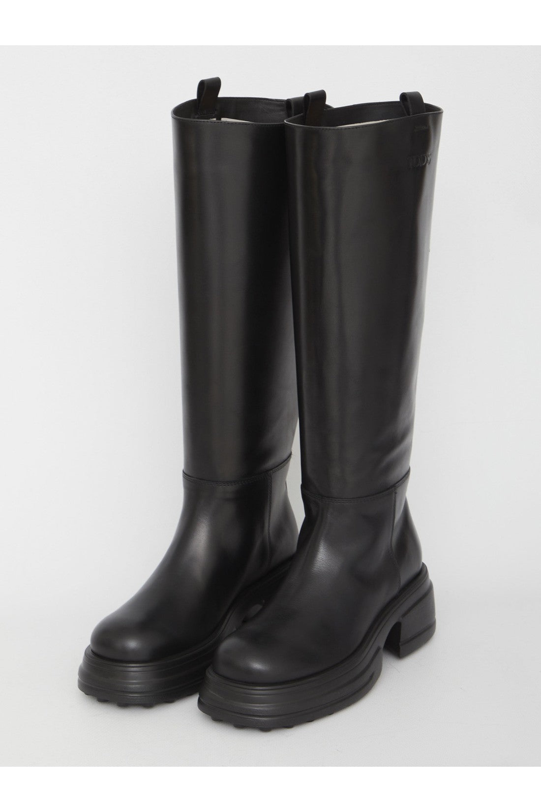 TOD'S-OUTLET-SALE-Platform Boots in Leather-ARCHIVIST