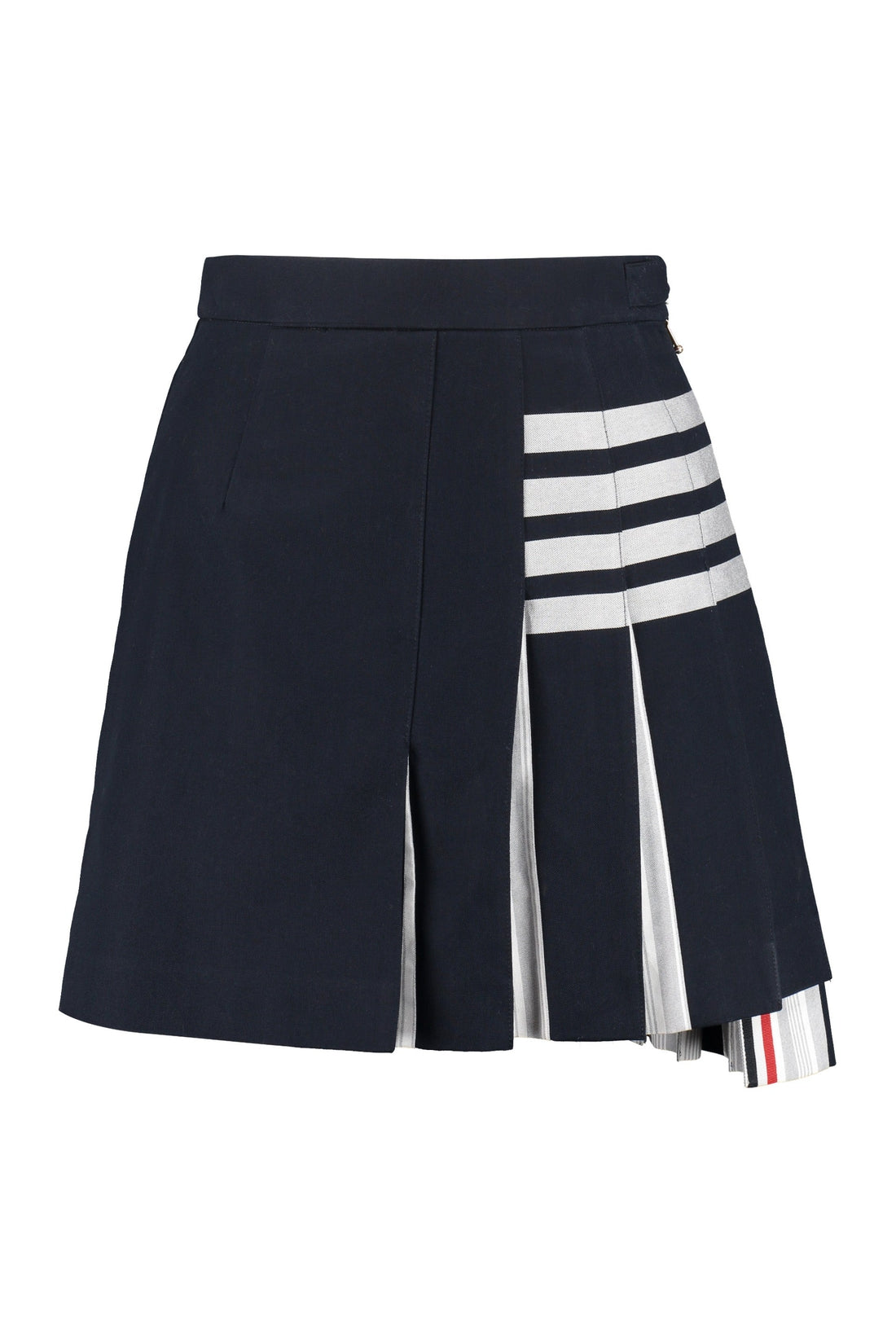 Thom Browne-OUTLET-SALE-Pleated cotton skirt-ARCHIVIST
