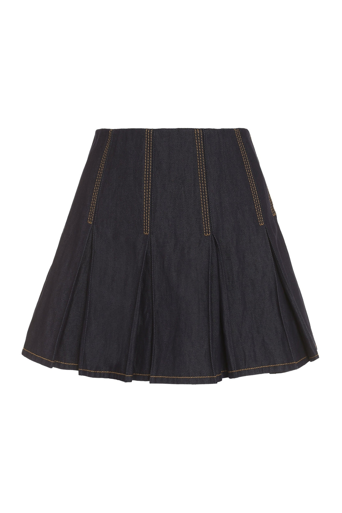 Bottega Veneta-OUTLET-SALE-Pleated mini skirt-ARCHIVIST