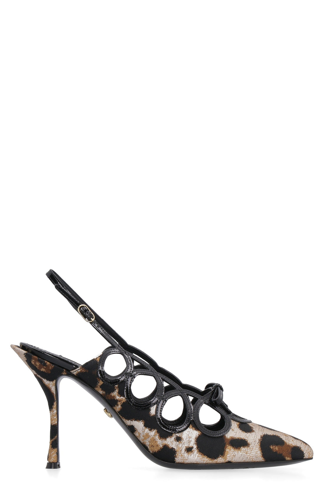 Dolce & Gabbana-OUTLET-SALE-Pointy-toe slingback pumps-ARCHIVIST