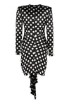 Giuseppe Di Morabito-OUTLET-SALE-Polka-dot print silk mini dress-ARCHIVIST