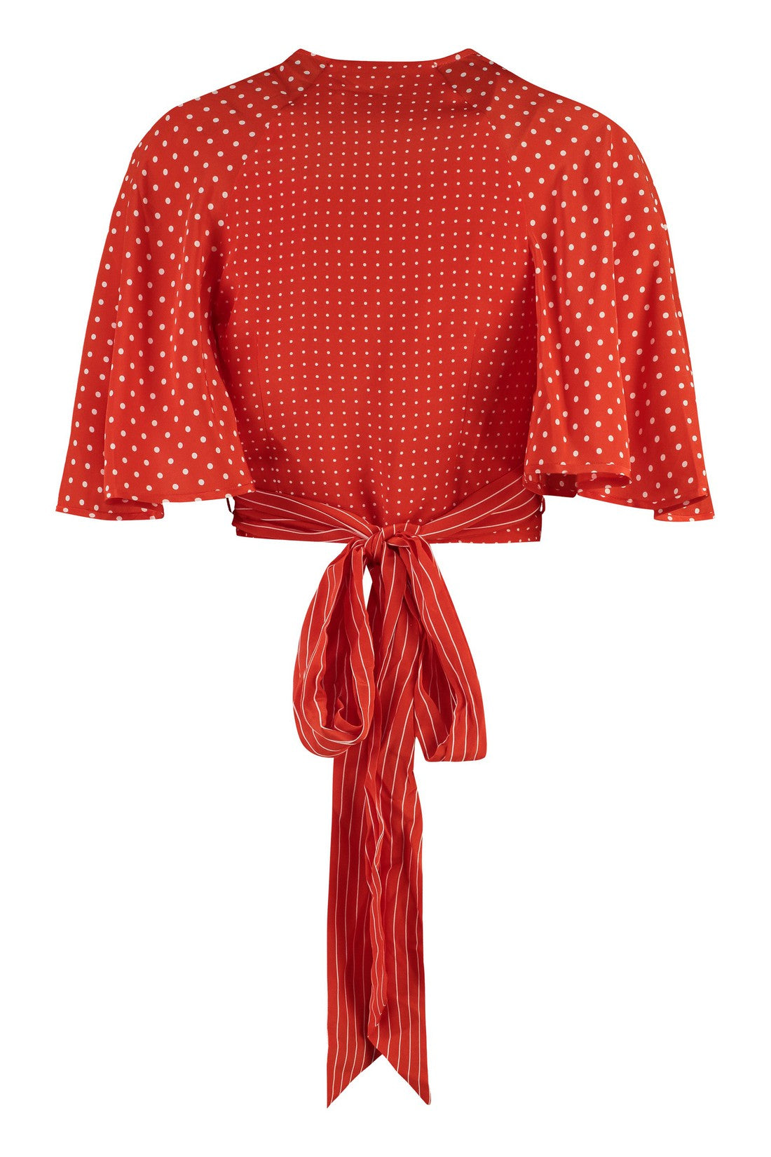 Zimmermann-OUTLET-SALE-Polka-dot print silk top-ARCHIVIST