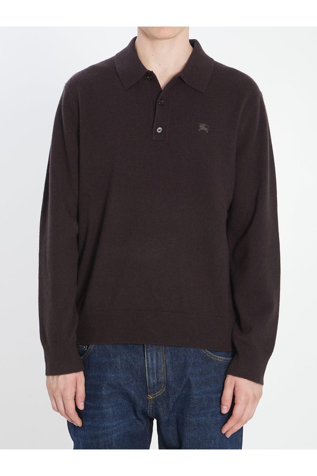 Burberry-OUTLET-SALE-Polo in cashmere blend-ARCHIVIST