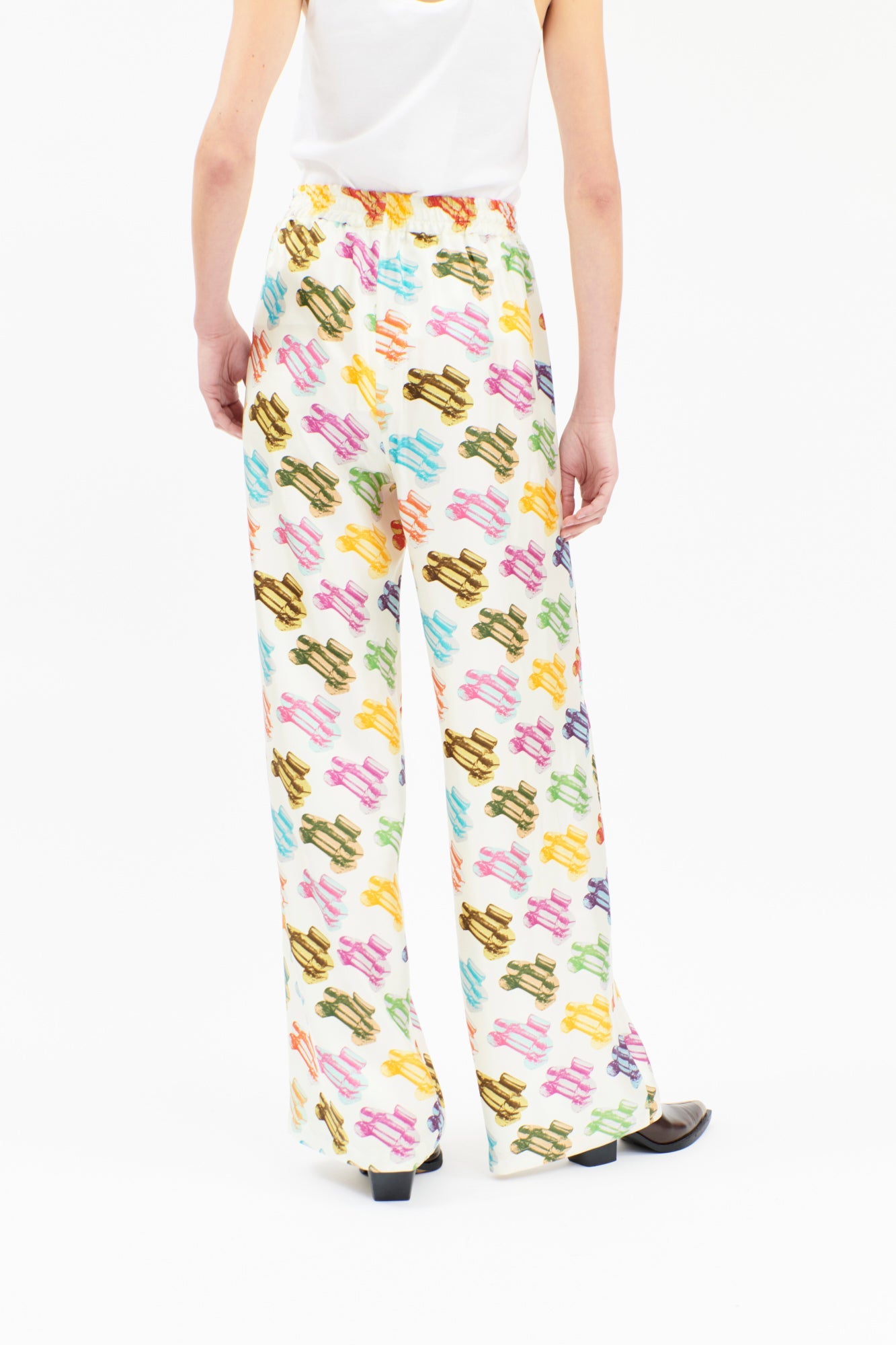 Odeeh-Pool Chairs Hose, Multicolor-Hosen-Black-Deal-Outlet-by-ARCHIVIST