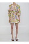 ZIMMERMANN-OUTLET-SALE-Pop Wrap mini dress-ARCHIVIST