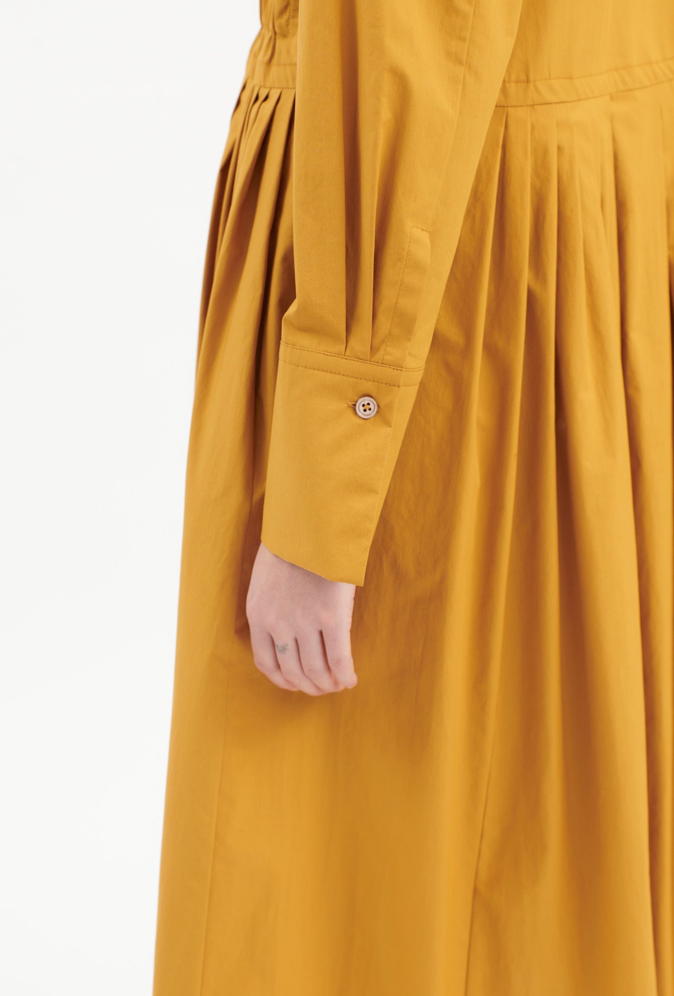 Odeeh-Poplin Kleid, Saffran-Kleider & Röcke-Black-Deal-Outlet-by-ARCHIVIST