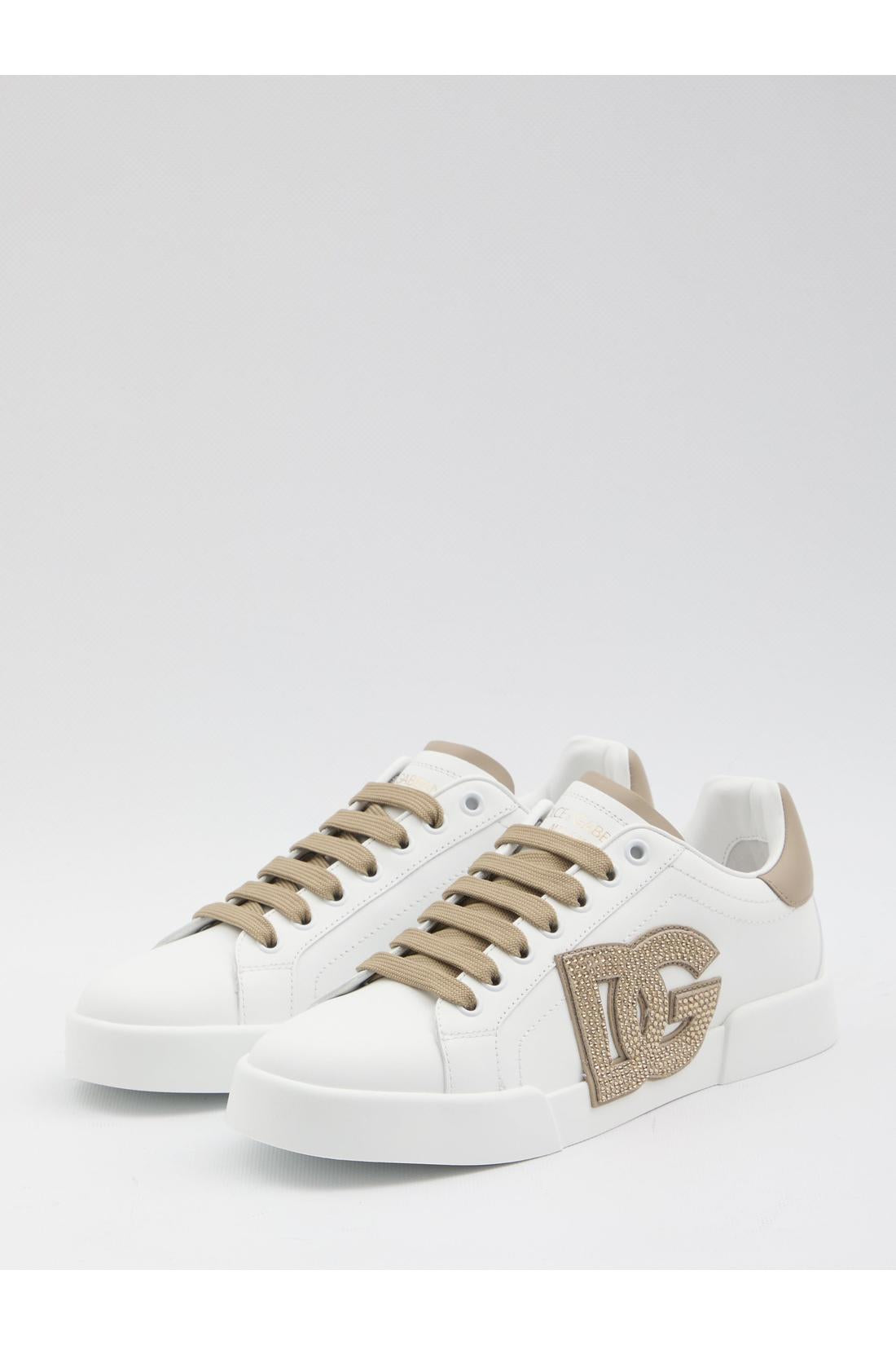 Dolce & Gabbana-OUTLET-SALE-Portofino Light Strobel sneakers-ARCHIVIST