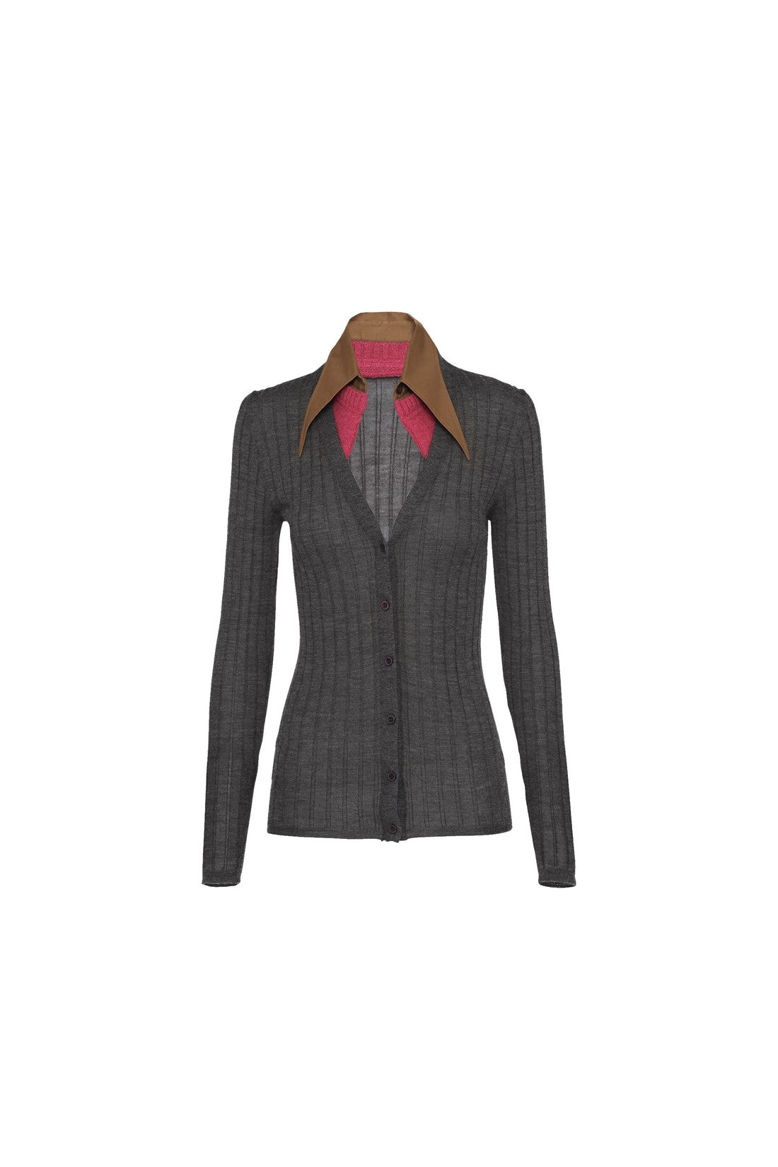 PRADA-OUTLET-SALE-Prada Cashmere And Silk Cardigan-ARCHIVIST