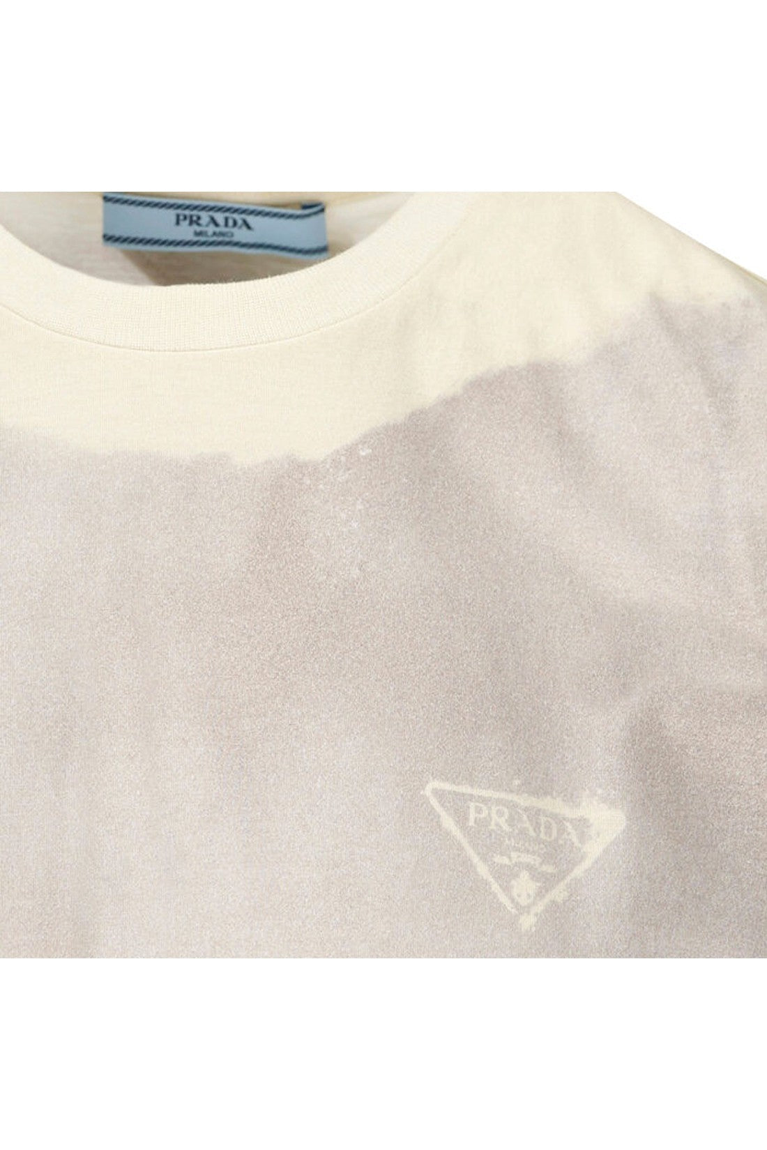 PRADA-OUTLET-SALE-Prada Cotton Logo T-Shirt-ARCHIVIST