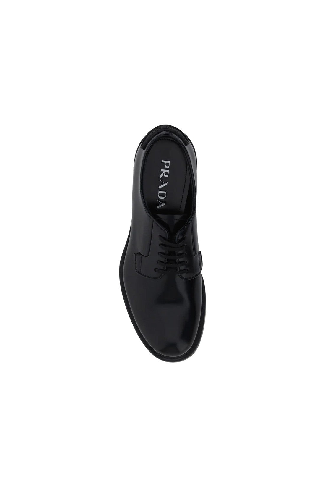 PRADA-OUTLET-SALE-Prada Lace-Up Leather Derbies-ARCHIVIST