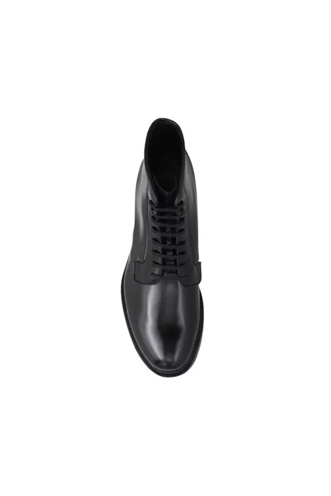 PRADA-OUTLET-SALE-Prada Leather Lace-Up Boots-ARCHIVIST