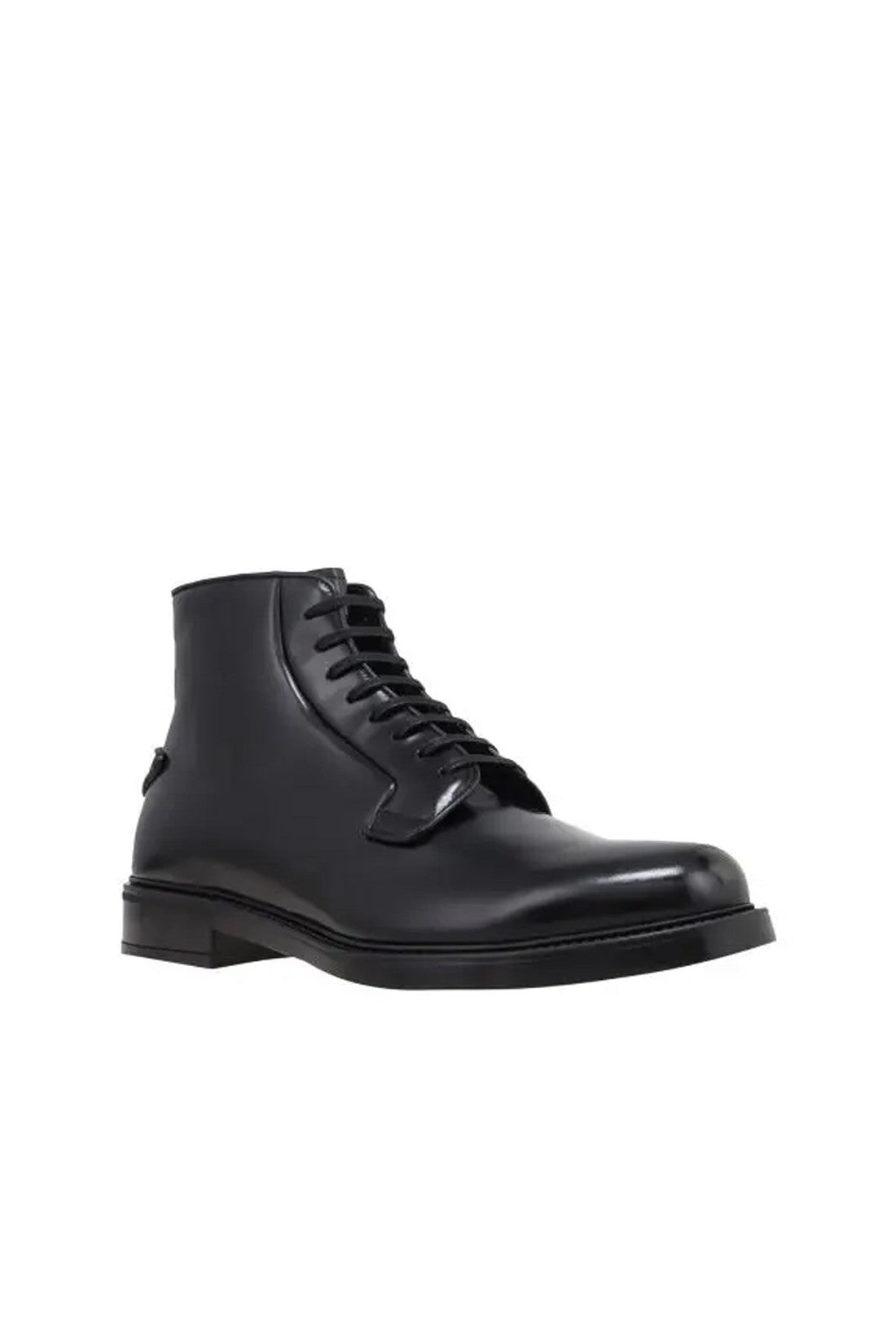 Prada-OUTLET-SALE-Prada Leather Lace-Up Boots-ARCHIVIST