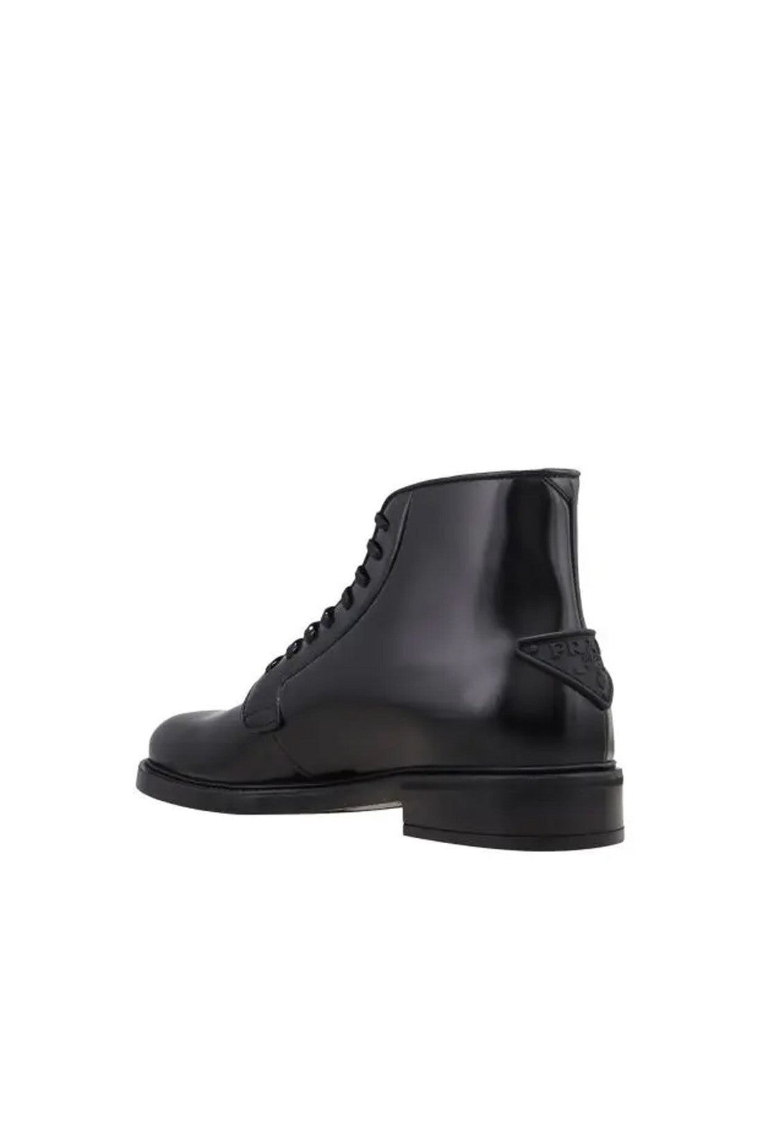 Prada-OUTLET-SALE-Prada Leather Lace-Up Boots-ARCHIVIST