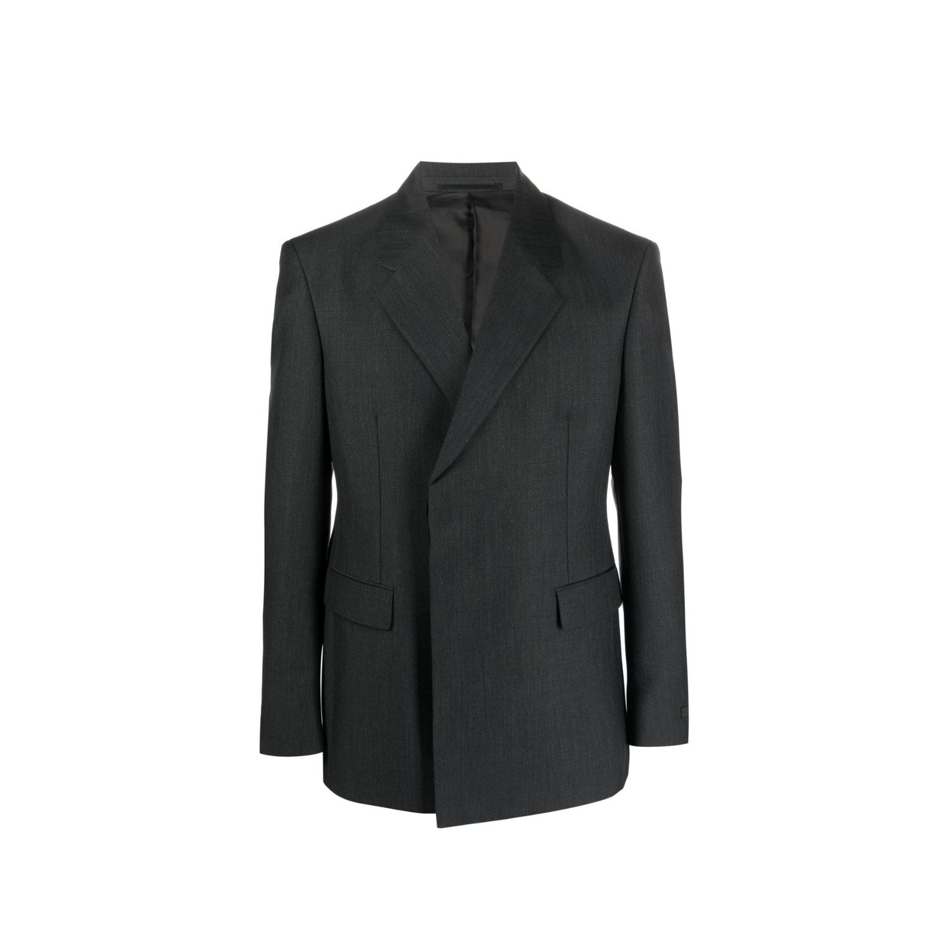Prada Double-Breasted Wool Jacket-Prada-Sale