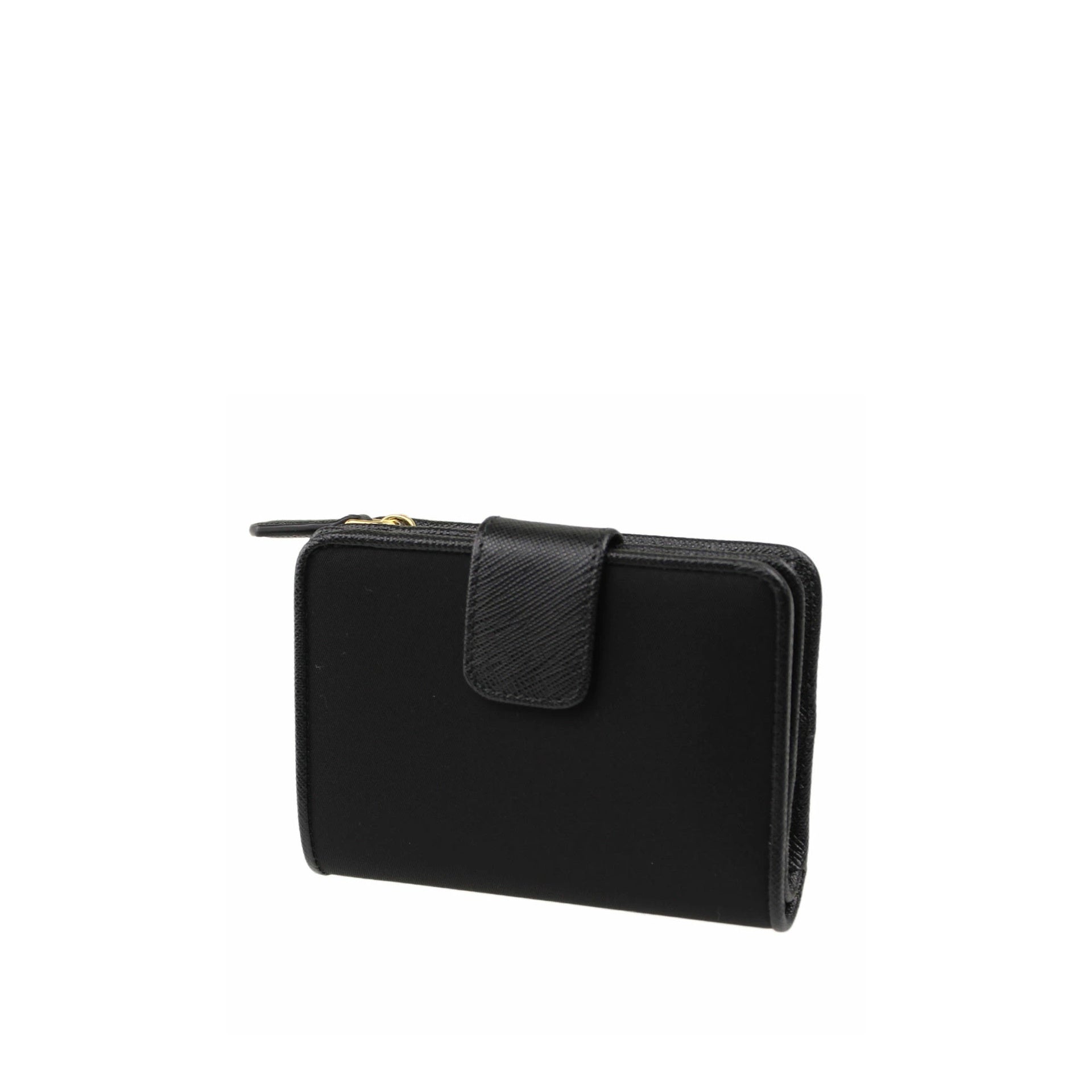 Prada Nylon and Leather French Wallet-Prada-Sale