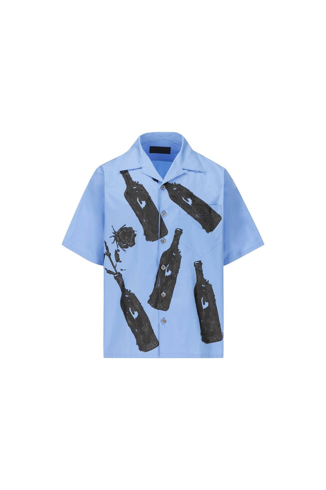 PRADA-OUTLET-SALE-Prada Printed Cotton Shirt-ARCHIVIST