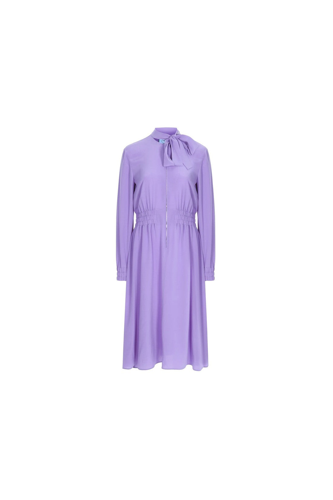 PRADA-OUTLET-SALE-Prada Tie Neck Silk Dress-ARCHIVIST